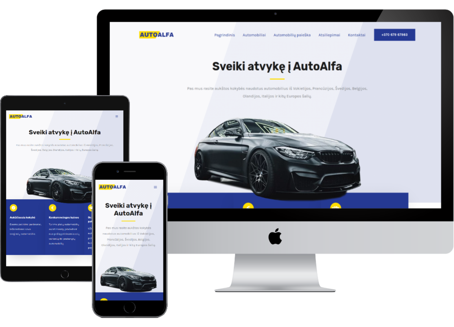 autoalfa.lt internetinė svetainė